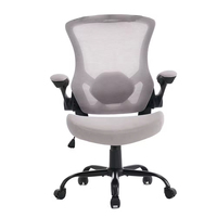 Chaise de bureau exécutive moderne de haute qualité en tissu avec design ergonomique et base pivotante réglable en hauteur pour le bureau à domicile