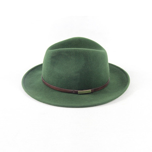 LiHua With Gold Chain <strong>Michael</strong> <strong>Jackson</strong> Black <strong>Fedora</strong> Hat Mens <strong>Fedora</strong> Hats Wool Felt Classical Design - Product Image 6