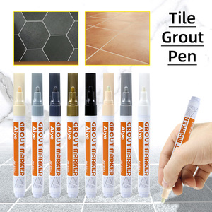 <span class=keywords><strong>Stylo</strong></span> de réparation de coulis imperméable et anti-moisissure avec pointe en fibre <span class=keywords><strong>pour</strong></span> la restauration du coulis de carrelage céramique, marqueur permanent résistant aux taches d'huile - Product Image 1