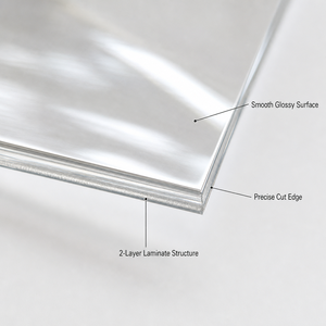 Feuille composite PC PMMA, stratifié polycarbonate acrylique, résistant aux chocs, couvercle de machine, fenêtre optique transparente - Product Image 3