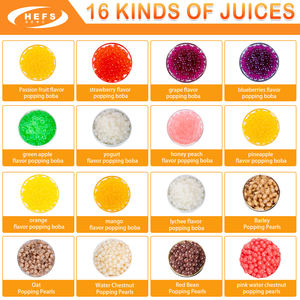 Hete Aanbieding: 1,2 kg Passievrucht Geïnfuseerde Popping Boba Bubble Tea <span class=keywords><strong>Machine</strong></span> voor Melktheezaak Drankenbedrijven - Product Image 5