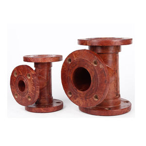 Raccord en T en PRV (Plastique Renforcé de Fibres) haute résistance résistant aux acides et aux alcalis, avec options de soudage et de pliage, pour la branche des pipelines de l'industrie chimique - Product Image 2