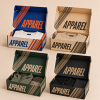 Caja de Cartón Corrugado Impresa Personalizada para Envío de Ropa en Comercio Electrónico