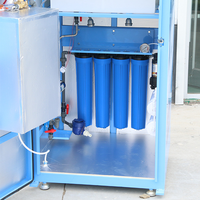Système de production d'eau purifiée par osmose inverse en extérieur, distributeur d'eau en libre-service, centre commercial, lieux publics en extérieur