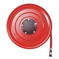 Enrouleur de tuyau d'incendie à porte unique Équipement de lutte contre l'incendie avec boîte à bobine ignifuge en PVC