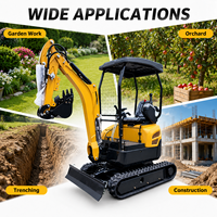 Mini-excavatrice compacte sur chenilles SY18 avec une longueur de 3250 mm pour les entrepreneurs en location d'équipements et la maintenance immobilière