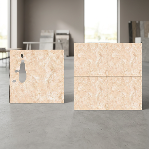 Light Color New Design 16x16 Inch Ceramic Glazed Porcelain Parking Floor Tiles Outdoor India - Product Image 1