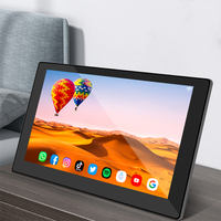 Écran tactile électronique Android 10 pouces avec cadre noir personnalisé, moniteur tout-en-un RK3566 avec Wifi