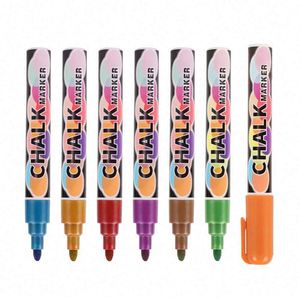 Grande réduction, 8 couleurs, marqueur à la craie liquide effaçable à sec et à l'eau OEM pour tableau noir, verre, miroir - Product Image 3