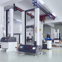 Equipo de Prueba de Resistencia a la Tracción, Compresión y Flexión de Alta Presión, Máquina Universal de Prueba de Tracción de Materiales de Laboratorio con Extensómetro