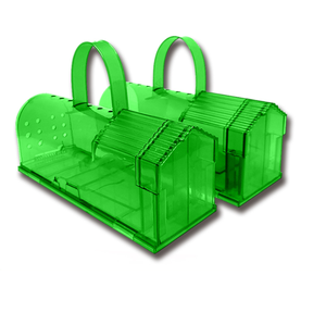 2 Pack ABS Plastic No Kill <strong>Mouse</strong> Trap Humane Smart <strong>Mice</strong> <strong>Cage</strong> <strong>for</strong> Big <strong>Mice</strong> Indoor <strong>for</strong> Kitchen Use Also Effective Mosquitoes Flies - Product Image 4