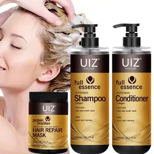 Manufacturer Best Collagen Hair Conditioner Nourishing Care Anti-Frizz Treatments Sulfate Free Shampoo And Conditioner Set