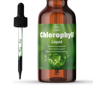 도매 가격 엽록소 액체 OEM/ODM 개인 라벨 액체 엽록소 뽕나무 분말 추출물 30/60ml - Product Image 1