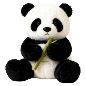 <span class=keywords><strong>Peluche</strong></span> Panda Morbido e Realistico, Orsacchiotto Kawaii per Decorazione Casa, Giocattolo in <span class=keywords><strong>Peluche</strong></span> Bianco e Nero - Product Image 1