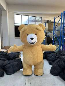 Carino gonfiabile orsacchiotto Costume mascotte adulto completo corpo orso vestito in maschera festa di Halloween - Product Image 2