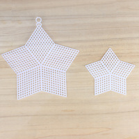 Perlengkapan Jahit Tas Rajut Pentagram Kupu-kupu Buatan Tangan DIY, Alas Plastik, Ketebalan 1mm, Aksesoris Ramah Lingkungan dari Looen