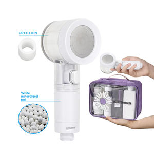 Mini Ducha Portátil con Filtro <span class=keywords><strong>de</strong></span> Cartucho PP, Cabezal <span class=keywords><strong>de</strong></span> Ducha con Función <span class=keywords><strong>de</strong></span> Encendido/Apagado, Elimina Bacterias e Impurezas - Product Image 1