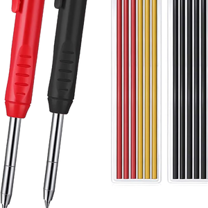 <span class=keywords><strong>Crayon</strong></span> mécanique ABS en plastique 2,8 mm avec mine HB, robuste, avec taille-<span class=keywords><strong>crayon</strong></span> intégré, pour le travail du bois, les entrepreneurs, les trous profonds - Product Image 1