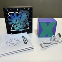X1 Mini Altavoz Inalámbrico Portátil Colorido con Bajos Estéreo, BT 5.0, para Fiestas al Aire Libre, con Luces LED, Potente Reproductor de Música para Teléfono Móvil