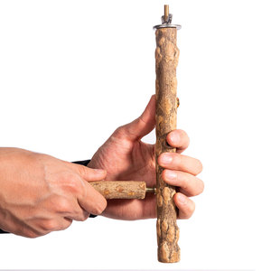 Papageien Kakateel Liebesvogel Naturholz-Vogelpersche Stehende hängende mehrzweckige Persche für Papageien - Product Image 4