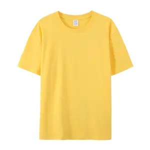 YKH T-shirt d'impression personnalisée pour enfants garçons sur la taille des hommes en coton pré-rétréci 100% T-shirts en coton pour hommes et femmes