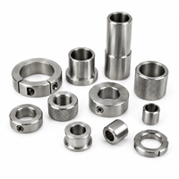 Custom CNC Machined Bushings Spacers Shaft Collars Stainless Steel Brass Precision Turning Parts