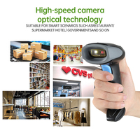 Lecteur de codes à barres QR USB filaire 1D 2D Scanner de codes à barres de supermarché pour solutions de point de vente