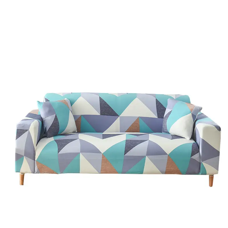 Modernes 3D-Druck magisches Sofabezug Polyester rutschfest Couchsofa Rutschbeschutz für Zuhause