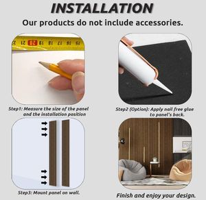 Nuovi Pannelli Acustici 3D in <span class=keywords><strong>Legno</strong></span> Moderno per Hotel e Appartamenti, Alta Densità, Insonorizzazione con Riduzione del Rumore del 80% - Product Image 6