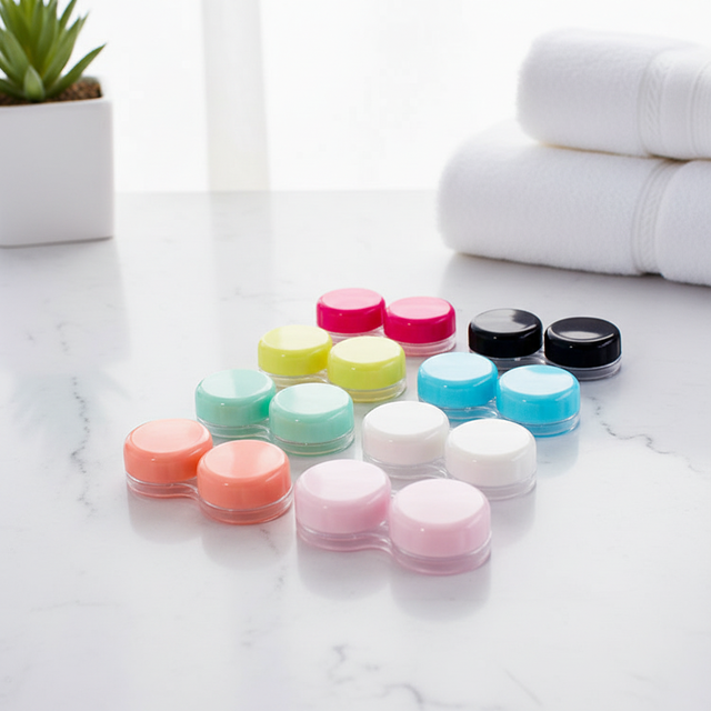 Custom Contact Lens Case Colorful Contact Lenses Case Container Case Travel Box Wholesale Eyeglass Case