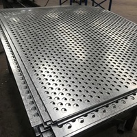 Panneaux métalliques perforés de qualité industrielle, mailles anti-obstruction, tamis en fer, mailles perforées en acier inoxydable