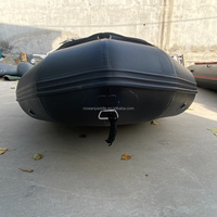 Bateaux de pêche gonflables en PVC Hypalon CE, bateau gonflable rapide en caoutchouc avec moteur, grand bateau de sport gonflable à grande vitesse, bateau de sauvetage de 5 mètres