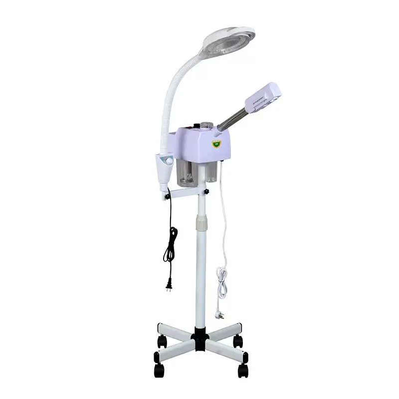 Magnifying Lamp 3 in 1 facial steamer For Salon Spa Beauty fovnci hot cold facial steamer skin Moisturizer machine
