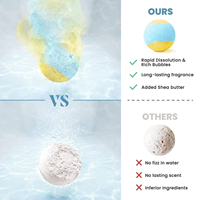 Vente chaude Femmes SPA Produit Fait À La Main Bio 20PCS Pack Bain Fizzies Gift Set Body Spa Gift Set Bubble Bath Bomb