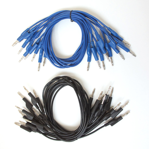 Op maat gemaakte stroomtestkabel 4mm dubbelzijdige bananenplug met kabel, hoogstroom testkabel, siliconen verbindingskabel - Product Image 2