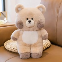 Vente en gros de jouets en peluche animaux personnalisés et de poupées jeux de dessins animés peluches pour les occasions d'anniversaire avec doublure en maille