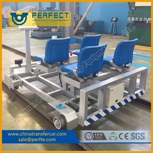 Cina fornitura 10 t elettrico carrello di trasferimento piatto formato motorizzato carrello di trasferimento elettrico carrello di ispezione pista - Product Image 2