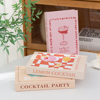 Ornements de livres factices creux sur le thème de la cuisine américaine rétro pour la décoration de bibliothèques de cafés et d'homestay, accessoires de photographie INS