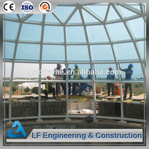 Diseño práctico prefabricada de acero Truss Roofing vidrio cúpula de la mezquita de la construcción - Product Image 6