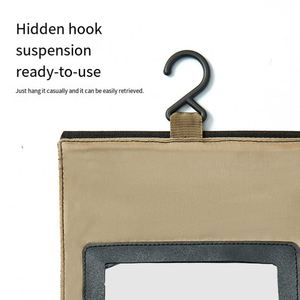 Sac de toilette de voyage pour homme, séparé pour articles secs et humides, pliable, grande capacité, pour voyages d'affaires et rangement de produits de toilette - Product Image 4