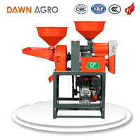 DAWN AGRO Machine à décortiquer le riz compacte et automatique, moulin à riz paddy, broyeur de farine, équipement pour usage domestique et usine de riz