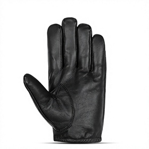 Gants de conduite en cuir de haute qualité, longueur poignet, non doublés, thermiques, style uni, pour l'hiver, usage quotidien, chaleur, confort et activités de plein air - Product Image 2