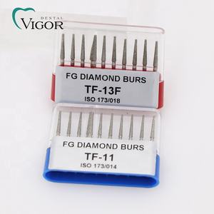 Đầu mài kim cương nha khoa <span class=keywords><strong>FG</strong></span>, đầu mài xoay dùng cho tay khoan tốc độ cao - Product Image 2