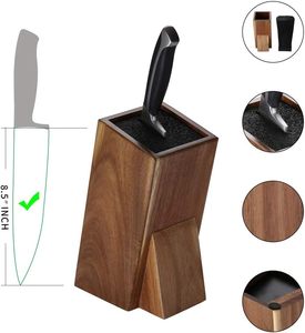 Porte-<span class=keywords><strong>couteaux</strong></span> universel en bois d'acacia Grande capacité Cuisine Ménage Multifonctionnel Porte-<span class=keywords><strong>couteaux</strong></span> de <span class=keywords><strong>rangement</strong></span> et de placement - Product Image 4