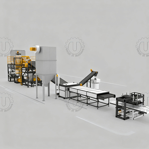 Machine de recyclage photovoltaïque à haute efficacité avec moteur et roulement, capacité de 200 à 1000 kg/h pour le démontage des panneaux solaires et des déchets électroniques - Product Image 1