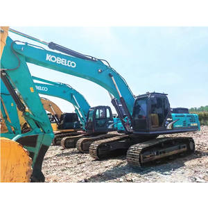 Excavatrice sur chenilles d'occasion en bon état Kobelco Sk350 d'occasion du Japon, excavatrice de terrassement Sk 350 Sk350D à bas prix - Product Image 4