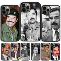 Saddam Hussein Irak Housse de Téléphone Pour iPhone 16 15 14 13 12 Pro Max mini 11 Pro Max XS XR Plus Coque Coque