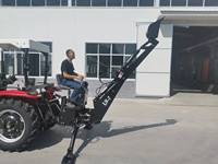 Mesin penggali roda Mini hidrolik, mesin traktor Backhoe injektor harga/traktor dengan backhoe dan ujung depan dijual