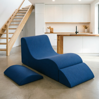 Fauteuil de loisirs moderne pour chambre à coucher, canapé de yoga, pouf individuel personnalisable et améliorable, fauteuil de relaxation paresseux
