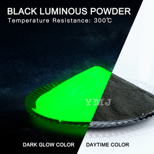 Pigment <span class=keywords><strong>photoluminescent</strong></span> noir jaune vert, poudre luminescente noire pour sérigraphie, plastiques, revêtements, résines, artisanat - Product Image 2